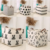 Maxbell 2x Cute Reusable Square Storage Basket Laundry Bin Home Organiser Makeup Box