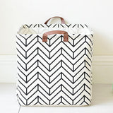 Maxbell 2x Cute Reusable Square Storage Basket Laundry Bin Home Organiser Makeup Box