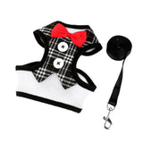 Maxbell Maxbell 10 Styles Adjustable Pet Dog Puppy Vest with Matching Lead Leash Set 8#