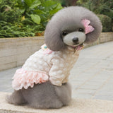 Maxbell Maxbell 100% Cotton Lovely Pet Thick Clothing Dog Cat Party Costume Dress XL