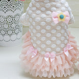 Maxbell Maxbell 100% Cotton Lovely Pet Thick Clothing Dog Cat Party Costume Dress XL