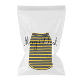 Maxbell Maxbell Fashionable Unisex Pet Dog Cat Clothes 100% Cotton Vest T-shirt Yellow