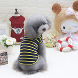 Maxbell Maxbell Fashionable Unisex Pet Dog Cat Clothes 100% Cotton Vest T-shirt Yellow