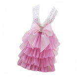 Maxbell Maxbell Fancy Dog Cat Dog Dress Korean Style Wedding Dress Party Costume Outfit M