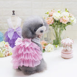 Maxbell Maxbell Fancy Dog Cat Dog Dress Korean Style Wedding Dress Party Costume Outfit M