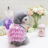 Maxbell Maxbell Fancy Dog Cat Dog Dress Korean Style Wedding Dress Party Costume Outfit S