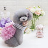 Maxbell Maxbell Fancy Dog Cat Dog Dress Korean Style Wedding Dress Party Costume Outfit S