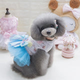 Maxbell Maxbell Lovely Puppy Skirt Princess Dress Bowtie Party Clothes for Small Pet Dog M