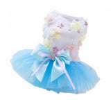 Maxbell Maxbell Lovely Puppy Skirt Princess Dress Bowtie Party Clothes for Small Pet Dog M