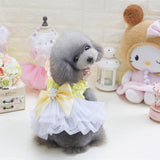 Maxbell Maxbell Dog Evening Wedding Dress Formal Clothes Butterfly Bownot Princess Skirt L