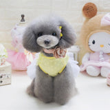 Maxbell Maxbell Dog Evening Wedding Dress Formal Clothes Butterfly Bownot Princess Skirt L