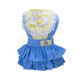 Maxbell Maxbell Dog Pet Princess Lace Dress Puppy Polka Dots Tutu Skirt Party Costume M
