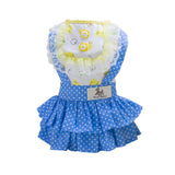 Maxbell Maxbell Dog Pet Princess Lace Dress Puppy Polka Dots Tutu Skirt Party Costume L