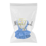 Maxbell Maxbell Dog Pet Princess Lace Dress Puppy Polka Dots Tutu Skirt Party Costume L