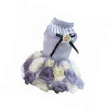 Maxbell Maxbell Cute Rose Design Pet Dog Cat Fancy Dress Party Festival Costume Apparel L