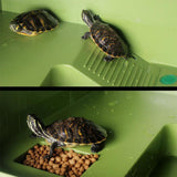 Maxbell Maxbell Reptile Floating Basking Platform Turtle Corner Ramp Reptile Supplies Black
