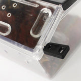 Maxbell Maxbell Reptile Lizard Spider Beetle Scorpion Insect Vivarium Feed/Rearing Box Black
