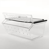 Maxbell Maxbell Reptile Lizard Spider Beetle Scorpion Insect Vivarium Feed/Rearing Box Black