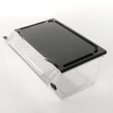 Maxbell Maxbell Reptile Lizard Spider Beetle Scorpion Insect Vivarium Feed/Rearing Box Black