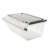 Maxbell Maxbell Reptile Lizard Spider Beetle Scorpion Insect Vivarium Feed/Rearing Box Black