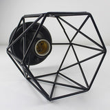 Maxbell 3 pcs Vintage Wire Diamond Loft Pendant Ceiling Light Lamp Cage Shade