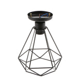 Maxbell 5 pcs Vintage Wire Diamond Loft Pendant Ceiling Light Lamp Cage Shade