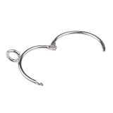 Maxbell 12 Piezas Gancho Anillo Cortina de Metal Resina Suspensión Diseño de Apertura Inoxidable - Aladdin Shoppers