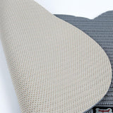 Maxbell Maxbell Non slip Flexible Pet Litter Mat Cat Litter Trapping Mat Pet Food Mat gray