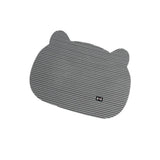 Maxbell Maxbell Non slip Flexible Pet Litter Mat Cat Litter Trapping Mat Pet Food Mat gray