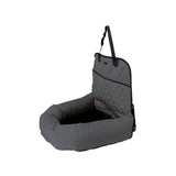 Maxbell Maxbell Functional Pet Front Seat Cover Protector Soft Pet Booster Bed&Lounge Grey