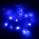 Maxbell 20 LED Battery Powered Light Chain Fairy String Light Party Decor Blue - Aladdin Shoppers