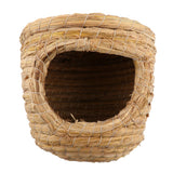 Maxbell Maxbell Handwoven Straw Bird Cage Hamster Rat Squirrel Parrot Chinchilla Bed House L