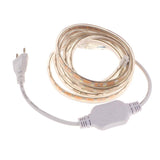 Maxbell LED Light Strip AC220V Power Supply LED Rope Light Home Decor 2m White - Aladdin Shoppers