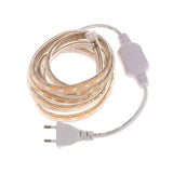 Maxbell LED Light Strip AC220V Power Supply LED Rope Light Home Decor 2m White - Aladdin Shoppers