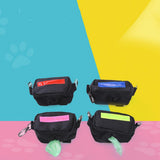 Maxbell Maxbell Dog Treat Bag Training Snack Snap Food Tote Pouch Pocket Poop Bag Blue