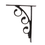 Maxbell 2x L Shaped Wall Mounted Shelf Bracket Metal Hanging Holder 20x15cm