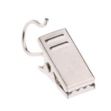 Maxbell 30 x Shower Curtain Clips with Hook Gliding Hanging Clamp Hanger Hook, Clothes Peg 32mm Silver - Aladdin Shoppers