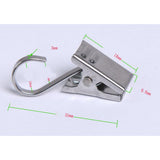 Maxbell 20Pcs Heavy Duty Curtain Clips with Hook Spring Clamps Hanger Clips Glider