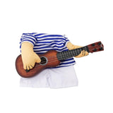 Maxbell Maxbell Halloween Dog Guitar Stripe Sweater Cosplay Costume Winter Apparel Coat XL