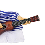 Maxbell Maxbell Halloween Dog Guitar Stripe Sweater Cosplay Costume Winter Apparel Coat XL