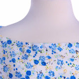 Maxbell Maxbell Puppy Dog Floral Princess Dress with Bownot Costume for Party Wedding Show Purple Dot