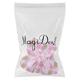 Maxbell Maxbell Puppy Dog Floral Princess Dress with Bownot Costume for Party Wedding Show Pink Peony