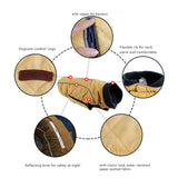 Maxbell Maxbell Classic Pet Windproof Waterproof Winter Padded Vest Jacket Coat   Yellow-XL