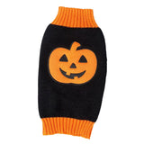 Maxbell Maxbell Pet Dog Puppy Pumpkin Skull Sweater Jumper Halloween Costume Pumpkin-XL
