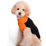Maxbell Maxbell Pet Dog Puppy Pumpkin Skull Sweater Jumper Halloween Costume Pumpkin-XL