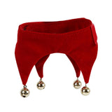 Maxbell Maxbell Christmas Theme Pet Bandana Scarf with Ring Bell Pet Neckerchief Collar S