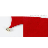 Maxbell Maxbell Christmas Theme Pet Bandana Scarf with Ring Bell Pet Neckerchief Collar L