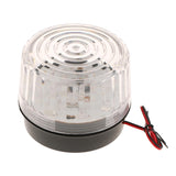 Dia. 10cm Round Caution Warning Light Lamp Traffic Alarm Flash Light White