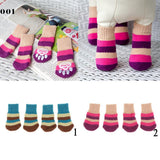 Maxbell Maxbell Pet Winter Socks Dog Floor Grip Socks Shoes Boots Non Slip Claw Cover S Red
