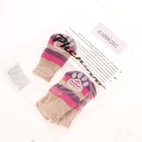 Maxbell Maxbell Pet Winter Socks Dog Floor Grip Socks Shoes Boots Non Slip Claw Cover S Red